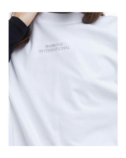 Barbour White Franchesca Logo T-Shirt