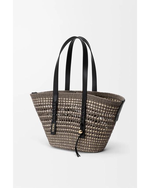 Loewe Black Braid Medium Woven Handbag