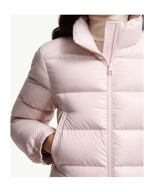 Moncler Pink Petra Short Down Jacket
