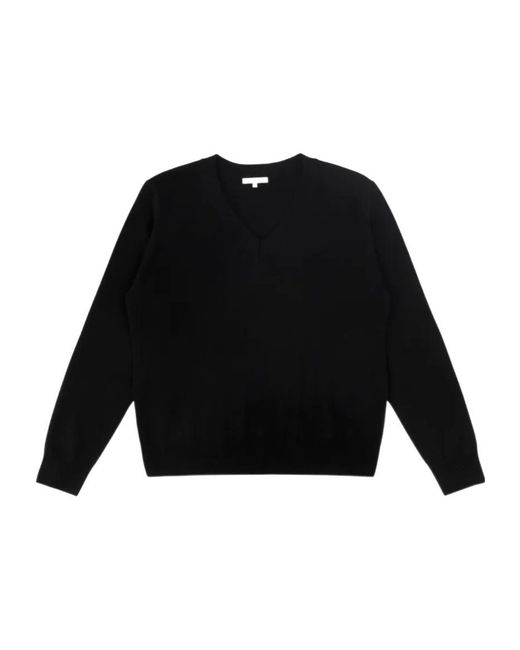 Entire studios Black V-Neck Sweater for men