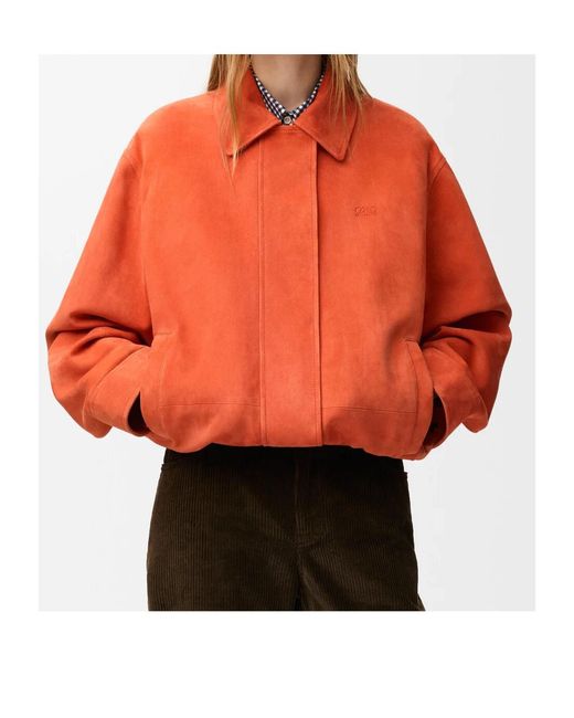 Loewe Orange Drawstring Jacket
