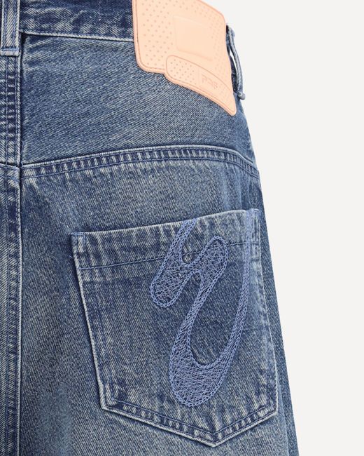 PDF CHANNEL Blue Pdf Legganda Oversized Jeans for men