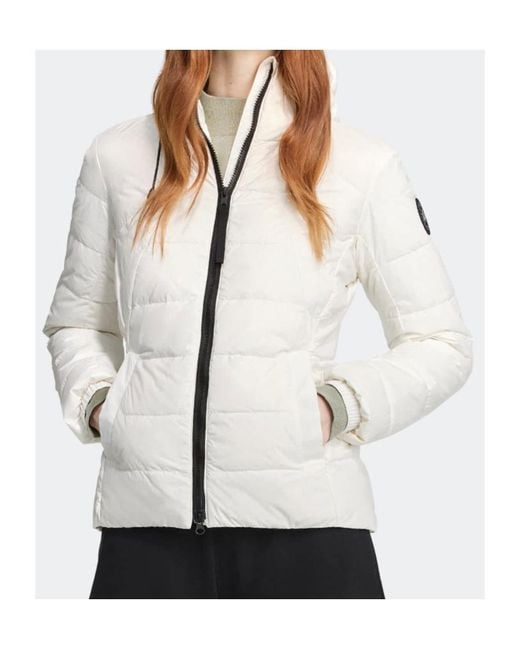 Canada Goose White Abbott Hoodie Label
