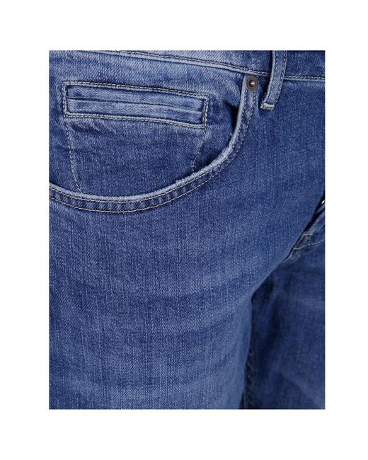 Dondup Blue Low-Rise Skinny Jeans for men