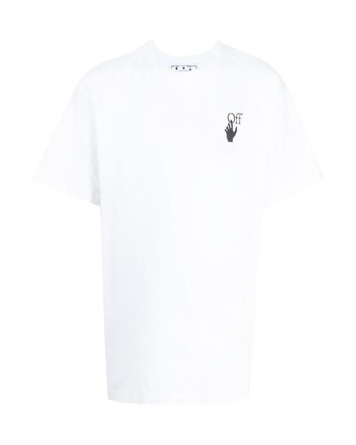 Off-White c/o Virgil Abloh White Caravaggio Printed T-Shirt for men