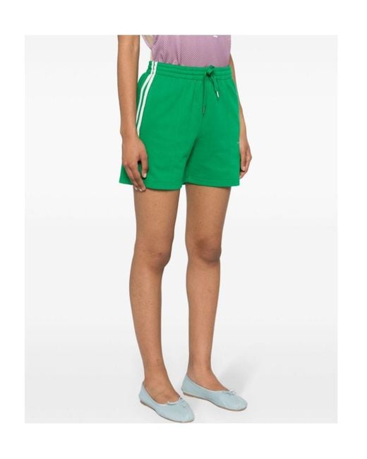 P.A.R.O.S.H. Green Striped Jersey Shorts