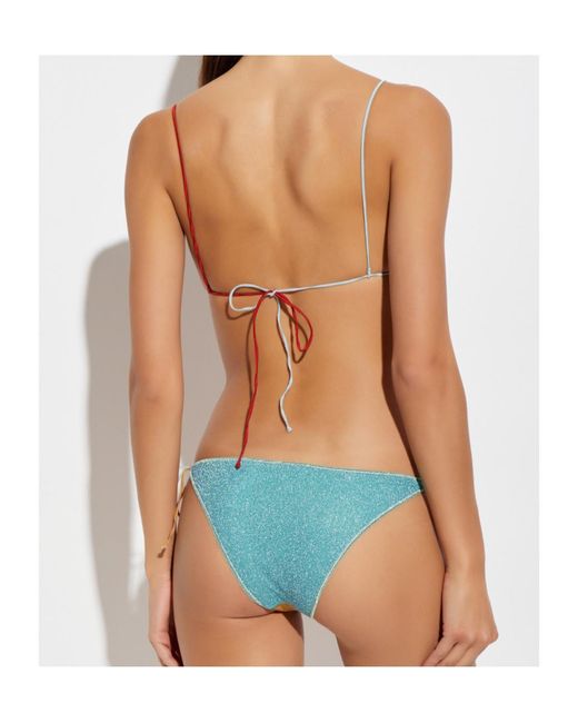 Oseree White Tie-Side Bikini