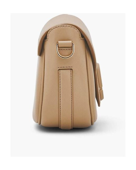 Marc Jacobs Natural The Covered J Marc Saddle Bag