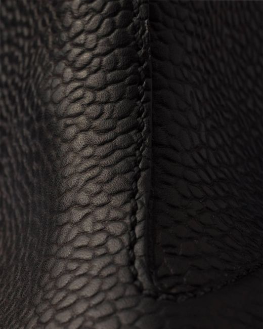 Prada Black Stamped Leather Chelsea Boots for men