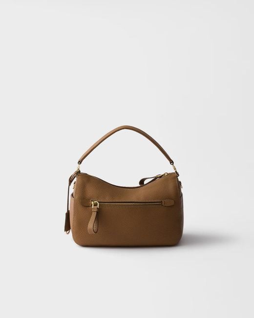 Prada Brown Sacca Small Shoulder Bag