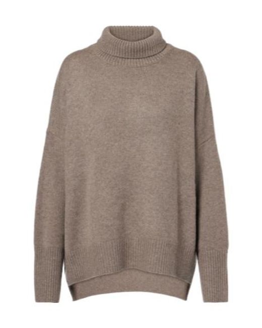 Lisa Yang Brown Heidi Cashmere Sweater
