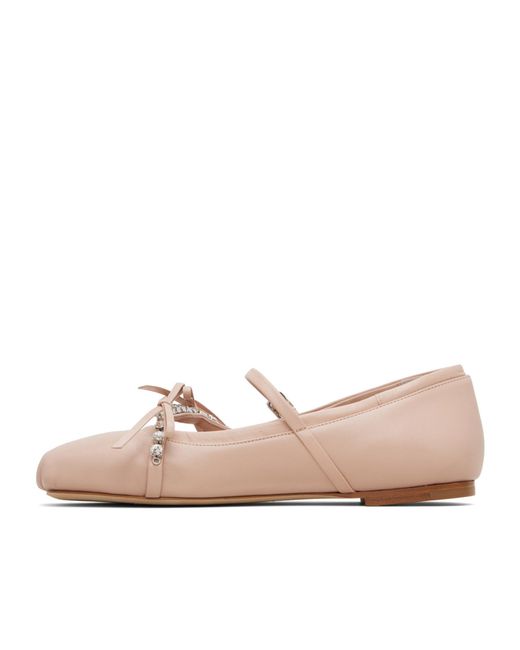 Jimmy Choo Pink Loli Ballet Flats