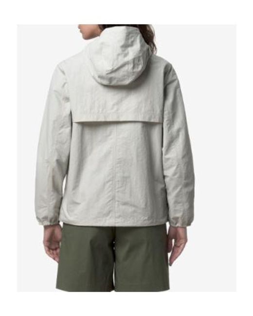 K-Way Gray Jake Cotton Reversible for men