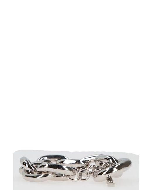 Rabanne Metallic Chain-Linked Bracelet