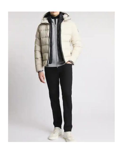 Fay Natural Quilted Down Jacket for men