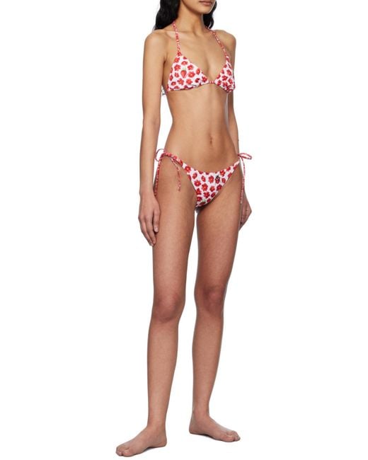 Versace Red Bikinis