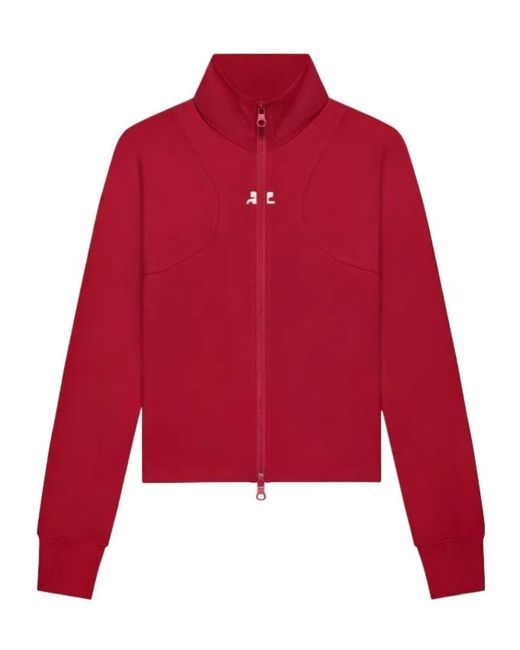 Courreges Red Courrèges Scuba Tracksuit Interlock Jacket