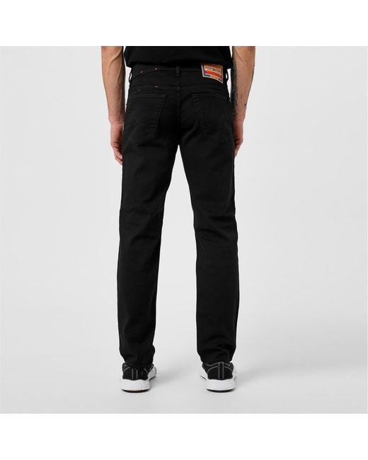 DIESEL Black Tapered Jeans for men