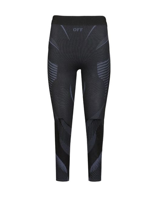 Off-White c/o Virgil Abloh Black Logo Leggings