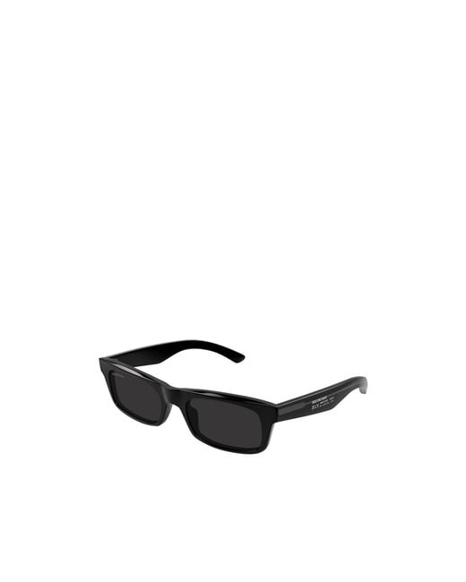 Balenciaga White Eyewear Rectangular Frame Sunglasses for men