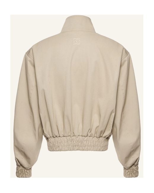 Magda Butrym Natural Turtleneck Jacket