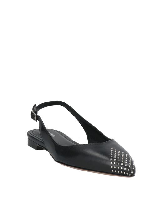 Isabel Marant Black Slingback Flats