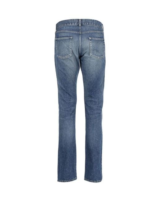 Saint Laurent Blue Wash Jeans for men