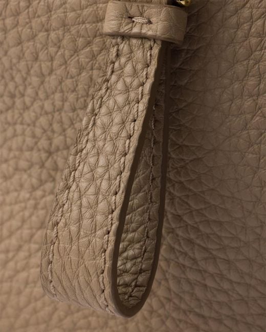 Prada Brown Zip-Up Handbag