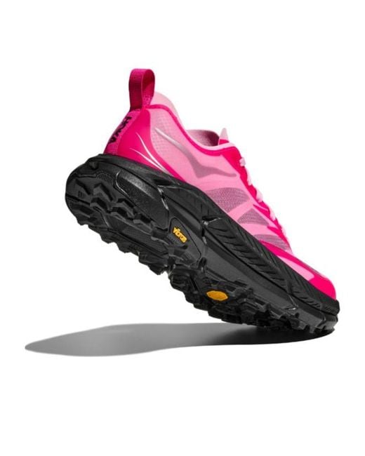 Hoka One One Pink Mafate Speed 4 Lite Lace-Up Sneakers for men
