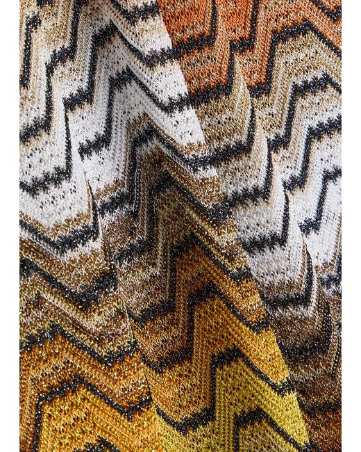Missoni Multicolor Metallic-Knit Beach Trousers