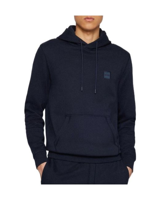 Boss Black Logo Hooded Sweater for men
