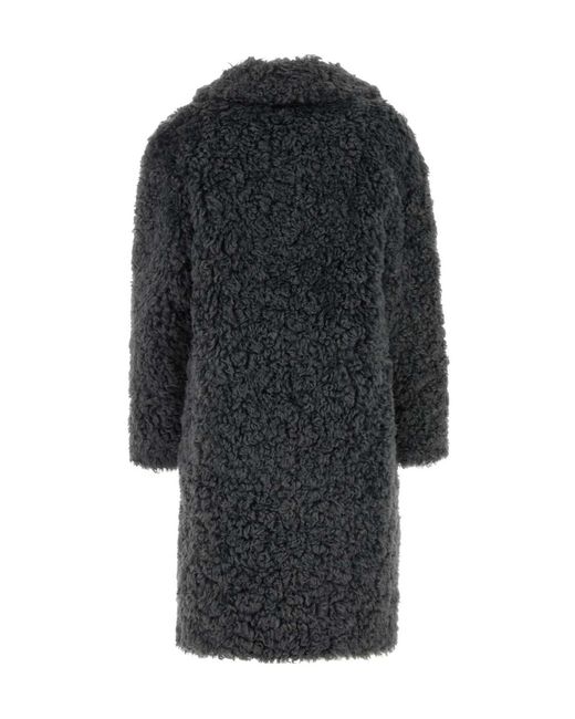 Stand Studio Black Single-Breasted Coats