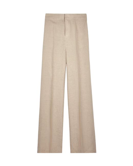 Tod's Natural Elasticated Tailored Trousers