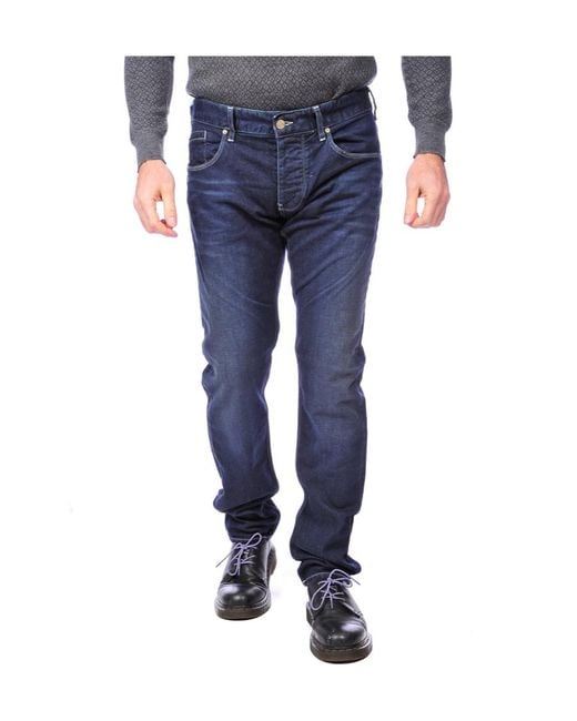 Armani Jeans Blue Logo Jeans for men
