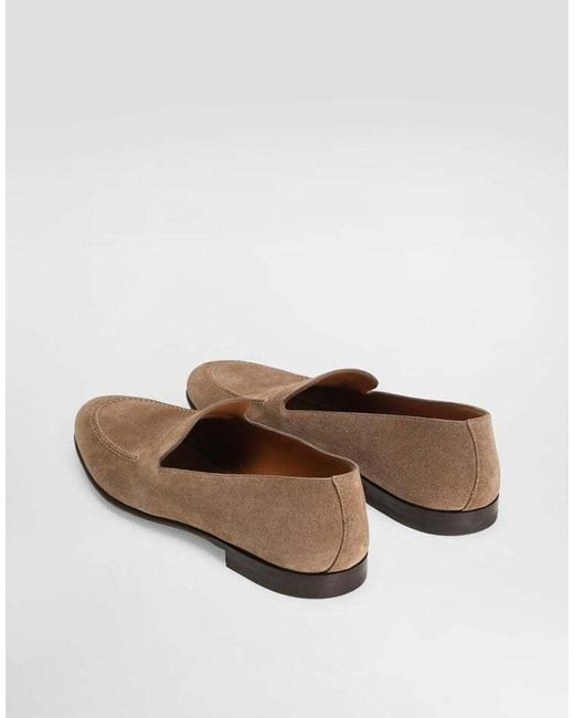 Dolce & Gabbana Brown Slip-On Loafers for men