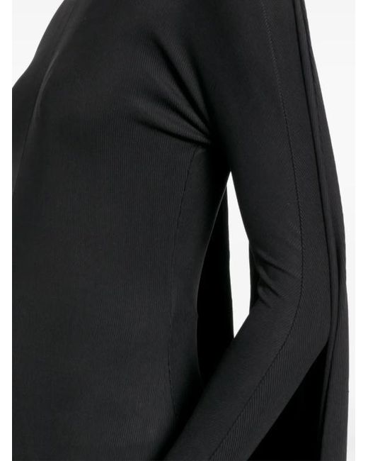 Jacquemus Black Long-Sleeved Dress