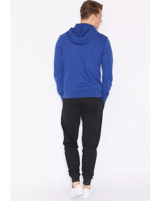 EA7 Blue Logo Details Sports Suit for men