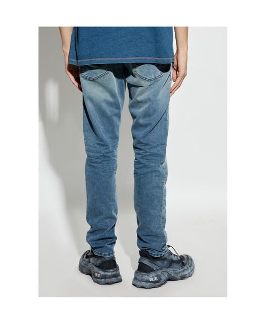 DIESEL Blue 2032 D-Krooley-B-Jogg Distresse Jeans for men