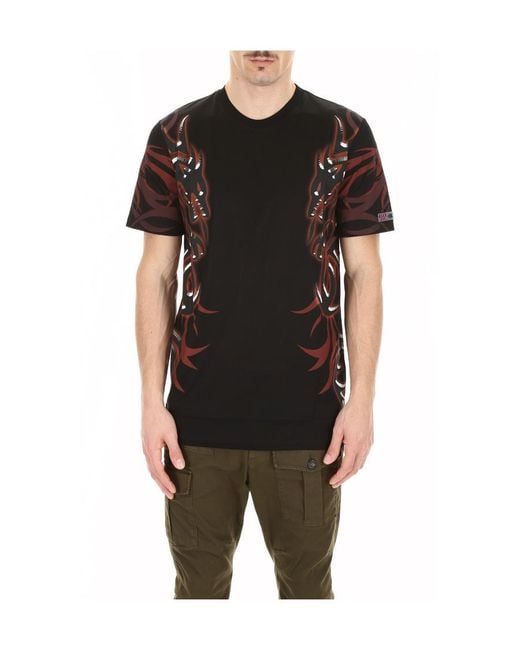 Lanvin Black Print T-Shirt for men