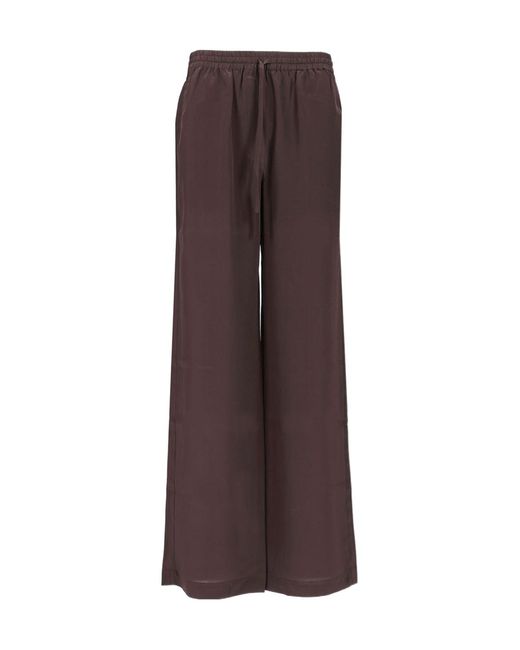 P.A.R.O.S.H. Brown Elasticated Trousers