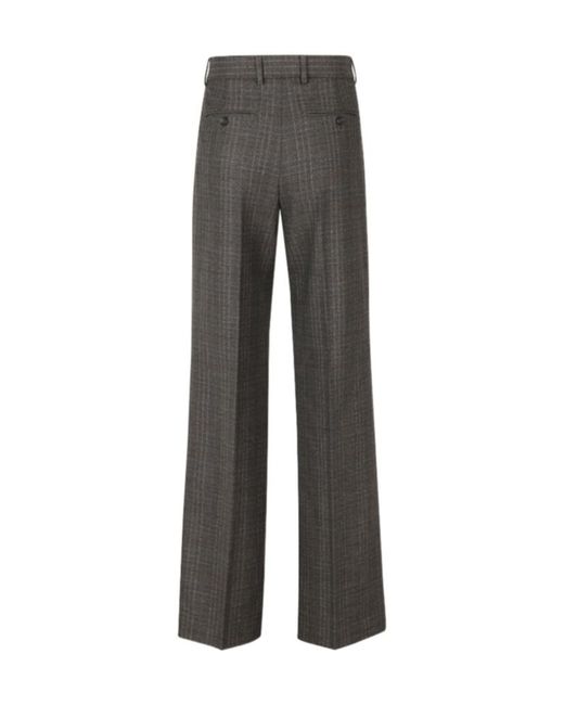 Seventy Gray Casual Trousers With Belt Loops
