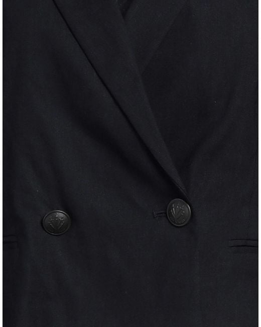 Rag & Bone Blue Double-Breasted Blazer