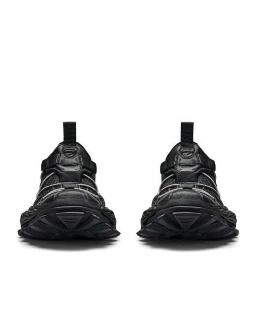 Balenciaga Black Hike Panelled Sneakers for men