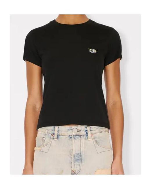 KENZO Black Gots Wild Tiger Printed Crewneck T-Shirt