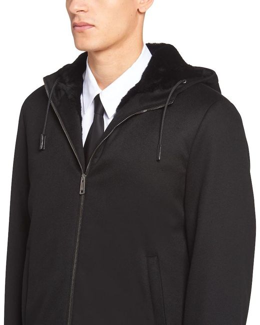 Prada Black Cashmere Blouson Jacket for men
