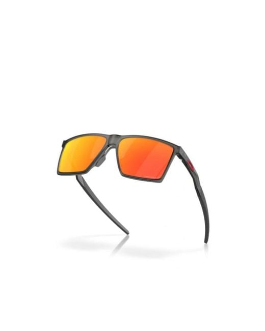 Oakley Orange Geometric Frame Sunglasses for men