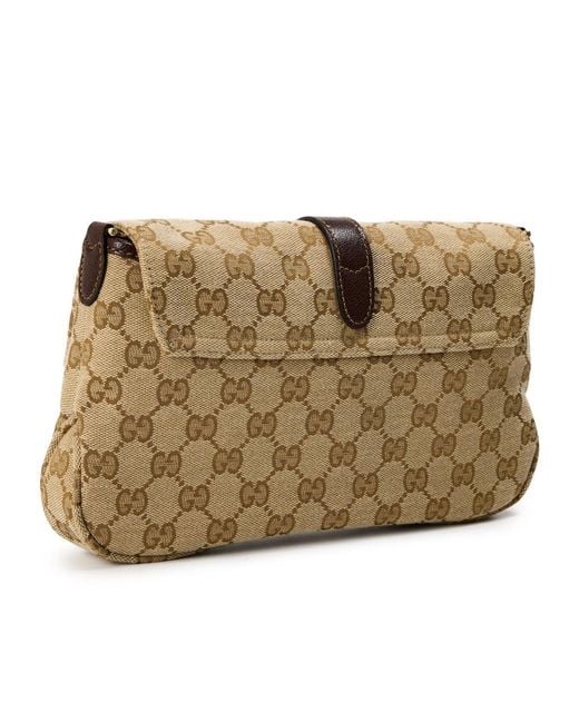 Gucci Natural Printed Medium Shoulder Bag