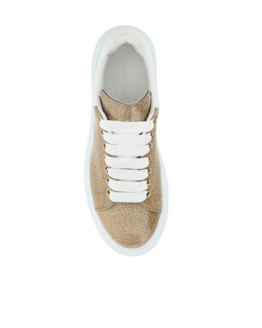 McQueen Natural Leather Sneakers