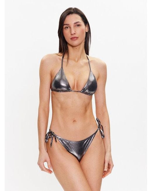 Emporio Armani White Logo Bikini Set
