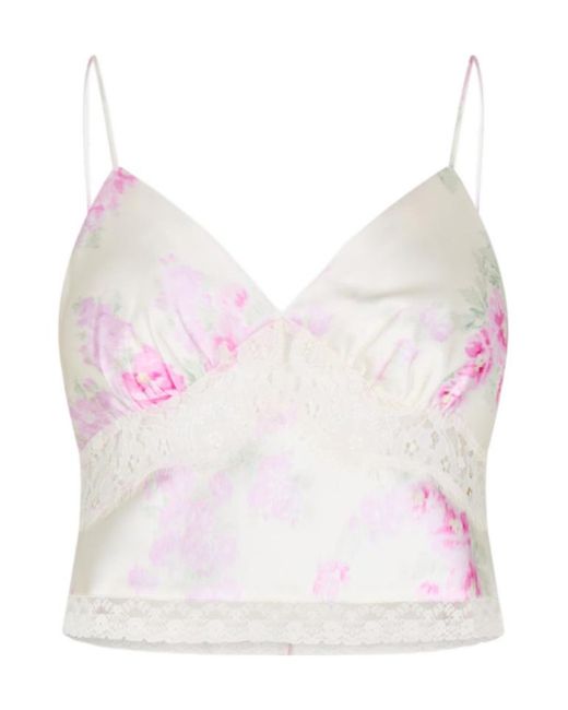 LoveShackFancy Pink Sleeveless Camisole